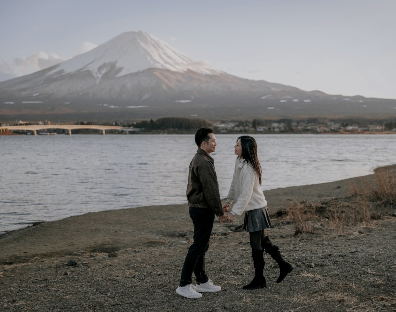 Grady and Reyna at Mount Fuji