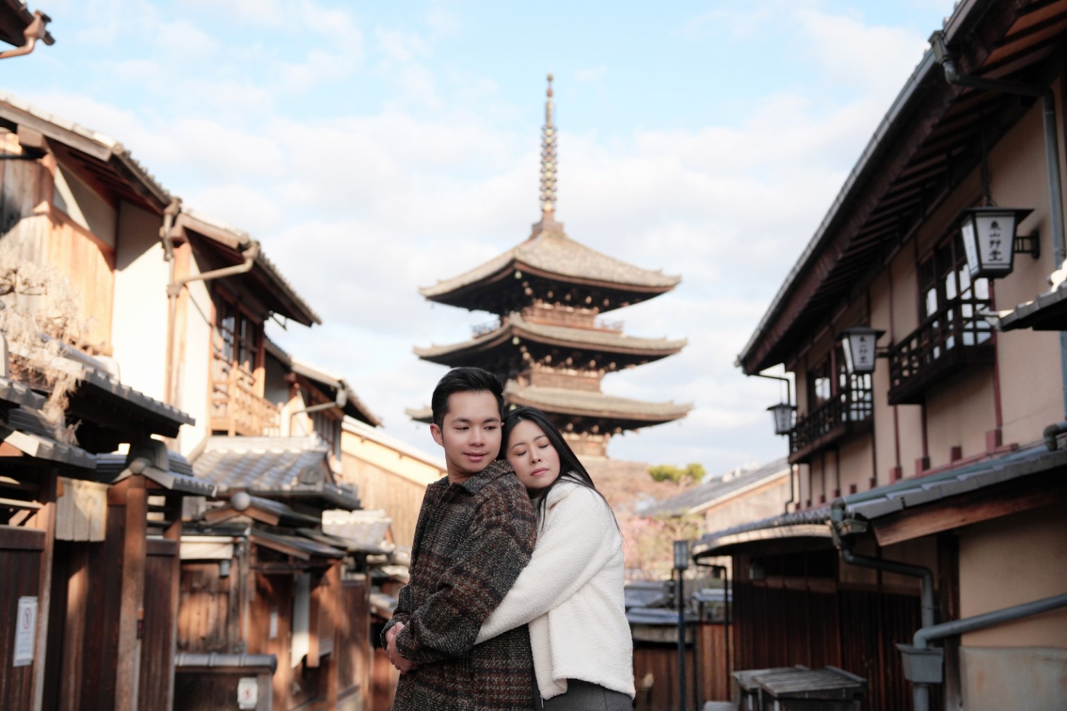 Kyoto pagoda portrait
